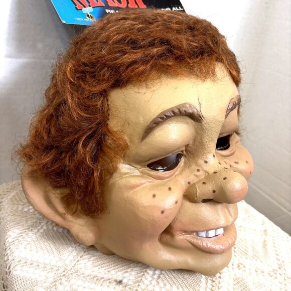 Rare Cesar’ Alfred E Neuman Mad Magazine ’81 Vinyl Mask Vintage Collectible - Picture 3 of 15